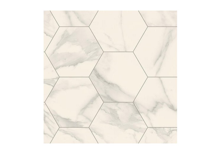 Iconik Trend - Marble Bianco Hexagon GREY