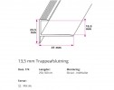 13,5 mm Trappeafslutning