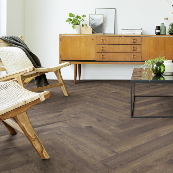 Tarkett Woodstock Herringbone - Toulouse Oak BROWN