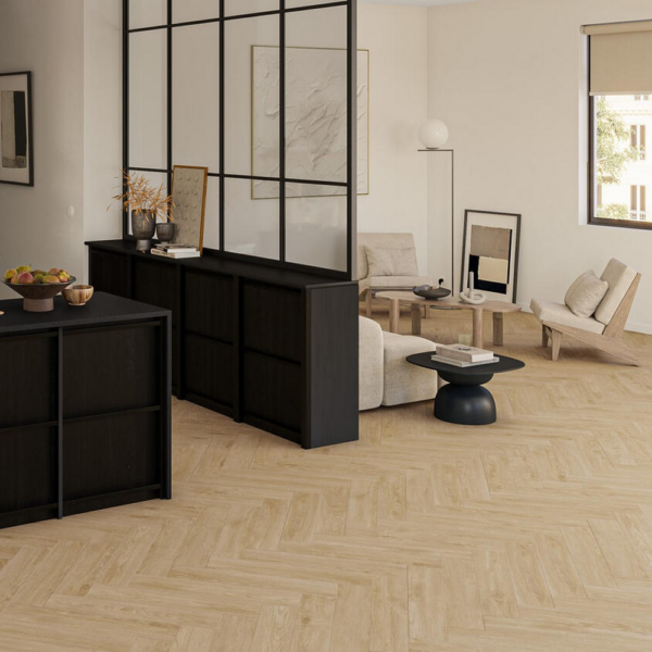 Tarkett woodstock herringbone - verona oak sand
